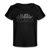 Atlanta, Georgia Baby T-Shirt - Organic Skyline Atlanta Infant T-Shirt - black