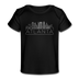Atlanta, Georgia Baby T-Shirt - Organic Skyline Atlanta Infant T-Shirt - black