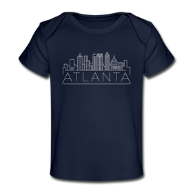 Atlanta, Georgia Baby T-Shirt - Organic Skyline Atlanta Infant T-Shirt