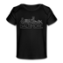 Baltimore, Maryland Baby T-Shirt - Organic Skyline Baltimore Infant T-Shirt - black