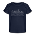 Baltimore, Maryland Baby T-Shirt - Organic Skyline Baltimore Infant T-Shirt - dark navy