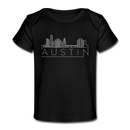 Austin, Texas Baby T-Shirt - Organic Skyline Austin Infant T-Shirt - black