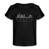 Austin, Texas Baby T-Shirt - Organic Skyline Austin Infant T-Shirt - black