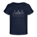 Buffalo, New York Baby T-Shirt - Organic Skyline Buffalo Infant T-Shirt - dark navy