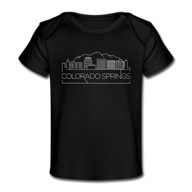 Colorado Springs, Colorado Baby T-Shirt - Organic Skyline Colorado Springs Infant T-Shirt
