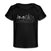 Charleston, South Carolina Baby T-Shirt - Organic Skyline Charleston Infant T-Shirt - black