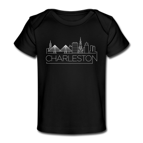 Charleston, South Carolina Baby T-Shirt - Organic Skyline Charleston Infant T-Shirt