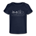 Charleston, South Carolina Baby T-Shirt - Organic Skyline Charleston Infant T-Shirt - dark navy