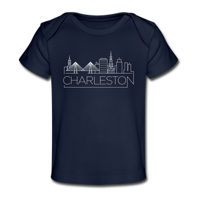 Charleston, South Carolina Baby T-Shirt - Organic Skyline Charleston Infant T-Shirt