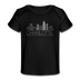 Charlotte, North Carolina Baby T-Shirt - Organic Skyline Charlotte Infant T-Shirt - black
