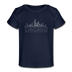 Chicago, Illinois Baby T-Shirt - Organic Skyline Chicago Infant T-Shirt - dark navy