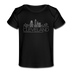 Cleveland, Ohio Baby T-Shirt - Organic Skyline Cleveland Infant T-Shirt - black
