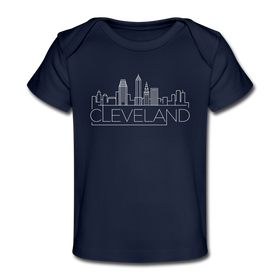 Cleveland, Ohio Baby T-Shirt - Organic Skyline Cleveland Infant T-Shirt