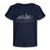 Columbus, Ohio Baby T-Shirt - Organic Skyline Columbus Infant T-Shirt - dark navy
