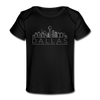 Dallas, Texas Baby T-Shirt - Organic Skyline Dallas Infant T-Shirt - black