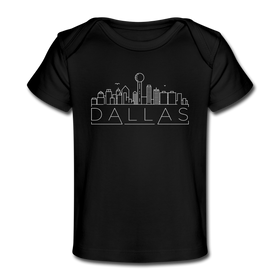 Dallas, Texas Baby T-Shirt - Organic Skyline Dallas Infant T-Shirt