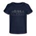 El Paso, Texas Baby T-Shirt - Organic Skyline El Paso Infant T-Shirt - dark navy