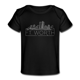 Fort Worth, Texas Baby T-Shirt - Organic Skyline Fort Worth Infant T-Shirt