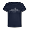 Fort Worth, Texas Baby T-Shirt - Organic Skyline Fort Worth Infant T-Shirt