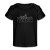 Fresno, California Baby T-Shirt - Organic Skyline Fresno Infant T-Shirt - black