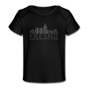 Fresno, California Baby T-Shirt - Organic Skyline Fresno Infant T-Shirt - black