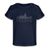 Fresno, California Baby T-Shirt - Organic Skyline Fresno Infant T-Shirt - dark navy