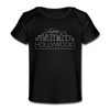 Hollywood, California Baby T-Shirt - Organic Skyline Hollywood Infant T-Shirt - black