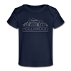 Hollywood, California Baby T-Shirt - Organic Skyline Hollywood Infant T-Shirt - dark navy
