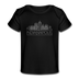 Indianapolis, Indiana Baby T-Shirt - Organic Skyline Indianapolis Infant T-Shirt - black