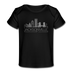 Jacksonville, Florida Baby T-Shirt - Organic Skyline Jacksonville Infant T-Shirt - black