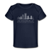 Jacksonville, Florida Baby T-Shirt - Organic Skyline Jacksonville Infant T-Shirt - dark navy