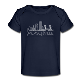 Jacksonville, Florida Baby T-Shirt - Organic Skyline Jacksonville Infant T-Shirt