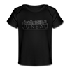 Juneau, Alaska Baby T-Shirt - Organic Skyline Juneau Infant T-Shirt - black
