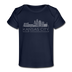 Kansas City, Missouri Baby T-Shirt - Organic Skyline Kansas City Infant T-Shirt - dark navy