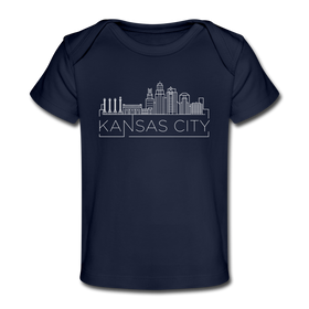 Kansas City, Missouri Baby T-Shirt - Organic Skyline Kansas City Infant T-Shirt