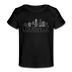 Louisville, Kentucky Baby T-Shirt - Organic Skyline Louisville Infant T-Shirt - black
