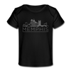 Memphis, Tennessee Baby T-Shirt - Organic Skyline Memphis Infant T-Shirt - black