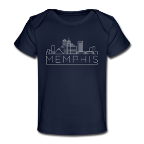 Memphis, Tennessee Baby T-Shirt - Organic Skyline Memphis Infant T-Shirt