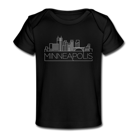 Minneapolis, Minnesota Baby T-Shirt - Organic Skyline Minneapolis Infant T-Shirt
