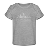 New York Baby T-Shirt - Organic Skyline New York Infant T-Shirt - heather gray