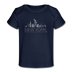 New York Baby T-Shirt - Organic Skyline New York Infant T-Shirt - dark navy