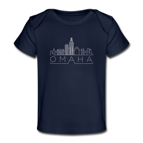 Omaha, Nebraska Baby T-Shirt - Organic Skyline Omaha Infant T-Shirt