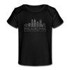 Philadelphia, Pennsylvania Baby T-Shirt - Organic Skyline Philadelphia Infant T-Shirt - black