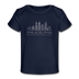 Philadelphia, Pennsylvania Baby T-Shirt - Organic Skyline Philadelphia Infant T-Shirt - dark navy