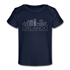 Orlando, Florida Baby T-Shirt - Organic Skyline Orlando Infant T-Shirt