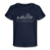 Pittsburgh, Pennsylvania Baby T-Shirt - Organic Skyline Pittsburgh Infant T-Shirt - dark navy