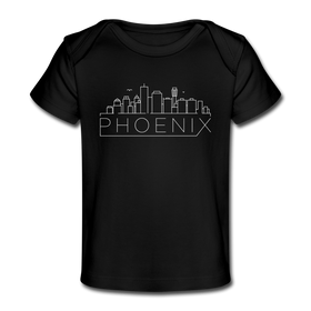 Phoenix, Arizona Baby T-Shirt - Organic Skyline Phoenix Infant T-Shirt