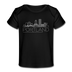 Portland, Oregon Baby T-Shirt - Organic Skyline Portland Infant T-Shirt - black