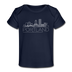 Portland, Oregon Baby T-Shirt - Organic Skyline Portland Infant T-Shirt - dark navy