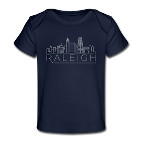 Raleigh, North Carolina Baby T-Shirt - Organic Skyline Raleigh Infant T-Shirt